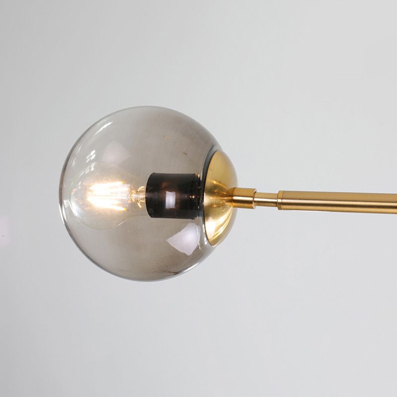 Bubble Isola Glass Isola Funzione a sospensione in stile oro in stile contemporaneo