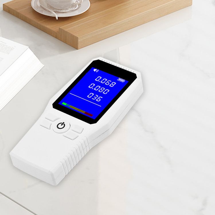 Modern Round Dining Table White Stone Tabletop with Solid Wood Legs