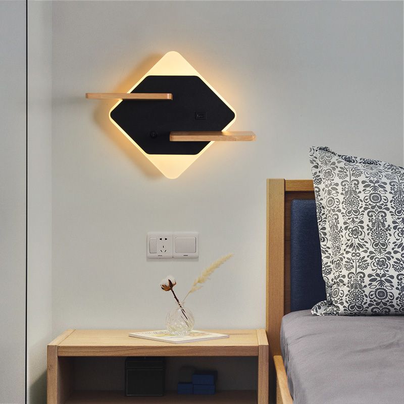 Geometry Shape Metal Wall Lighting Ideas Modern Style Wall Mounted Lighting