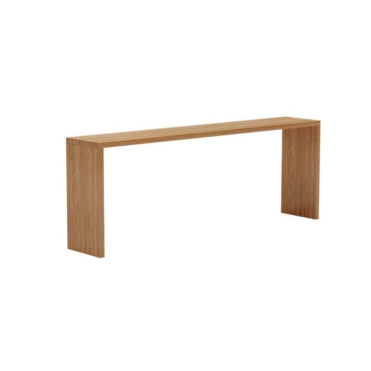 Modern 1/2/5/9 Pieces Bar Table Set Rectangle Bar Table with Wooden High Stools