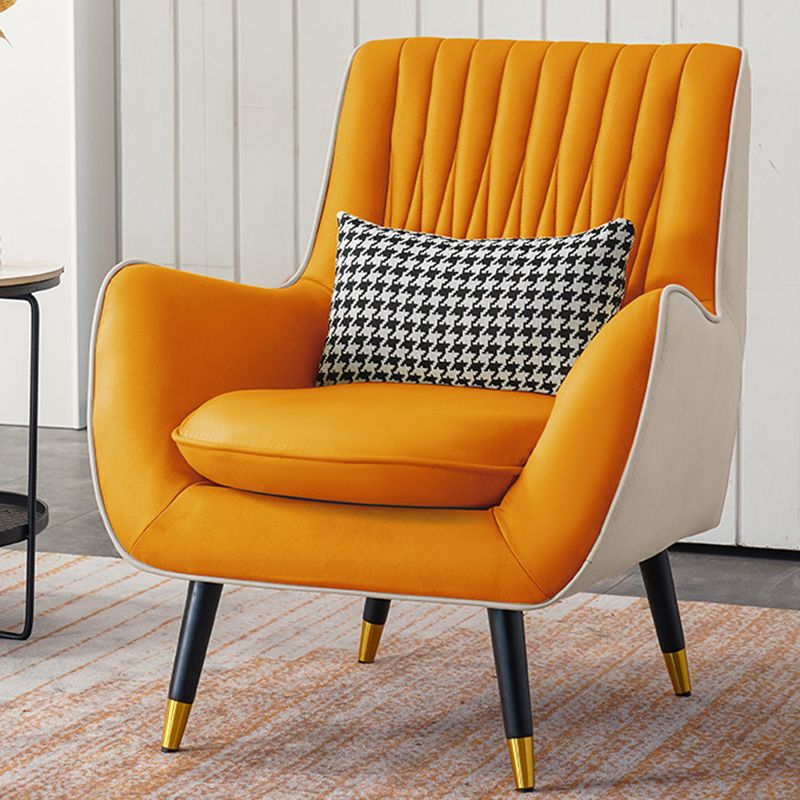 Faux Leather Chair  31.4" L x 27.5" W x 35.4" H Arms Included Chair