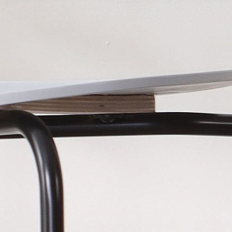 Schwarzer Metall-Barhocker, industrieller hoher Innenhocker mit Holzsitz, 1 Stück