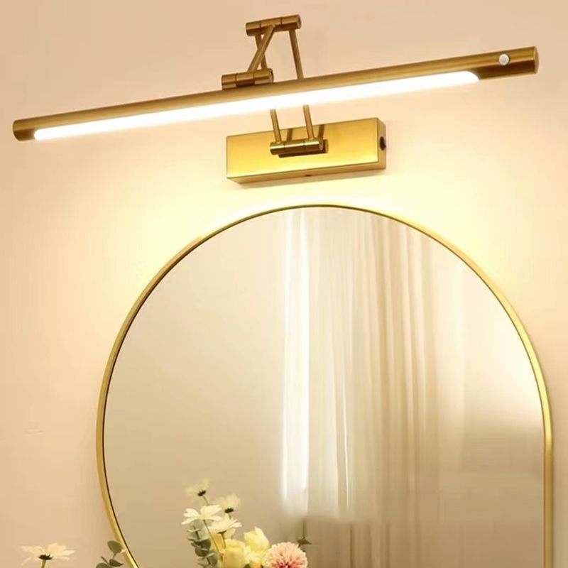 Minimalism Vanity Lighting Adjustable Wall Light Fixture with Metal for Bathroom
