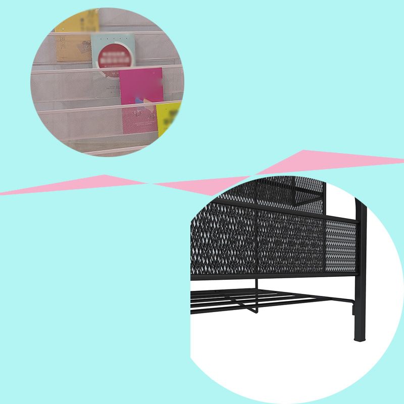 Eisenskandinavische Leiter -Bücherregal Vertical Closed Back Bookshelf für Zuhause