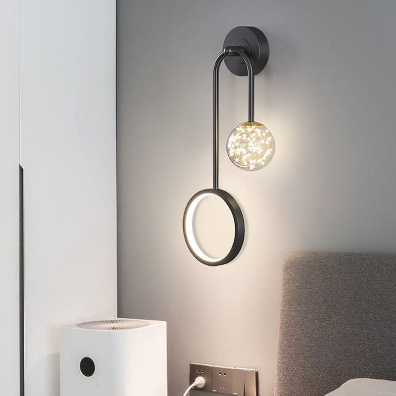 Geometry Shape Wall Lights Modern Style Glass 2-Light Wall Mount Lights