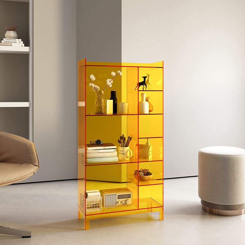 Libreria standard acrilica scandinava, libreria chiusa, 23,6 "L x 9,84" W x 47.2 "H