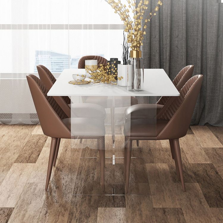 1/2/5/7 Pcs Rectangular Dining Table Set Dining Room Table and Chair