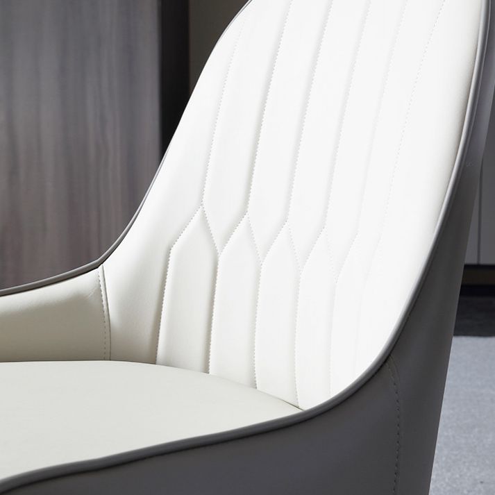 Glam Parsons Chairs Upholstered Dining Chairs with Wood Legs