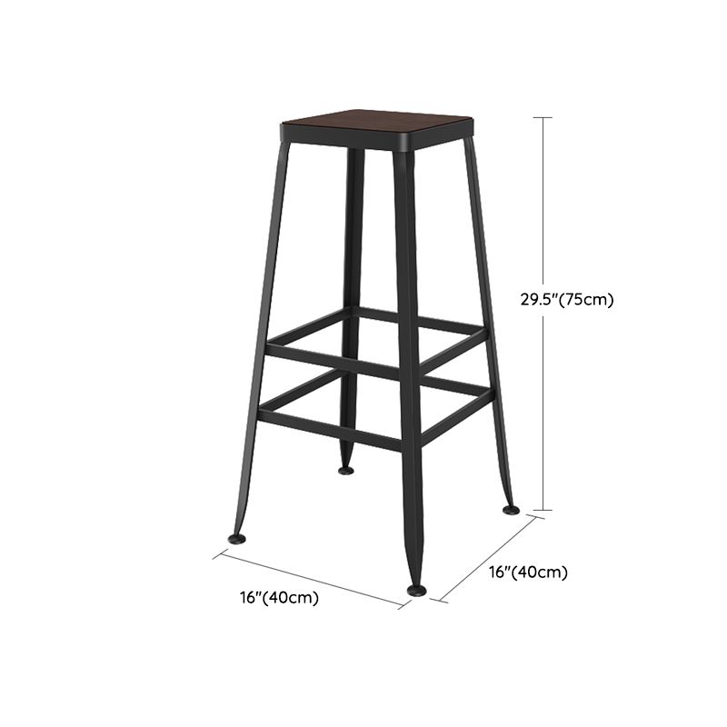 Industrial Rectangle Pub Table Set 1/4/6/7 Pieces Solid Wood Bistro Set