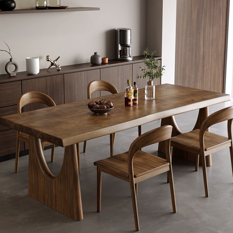 Modern Style Rectangle Dining Table Solid Wood Dining Table for Dining Room