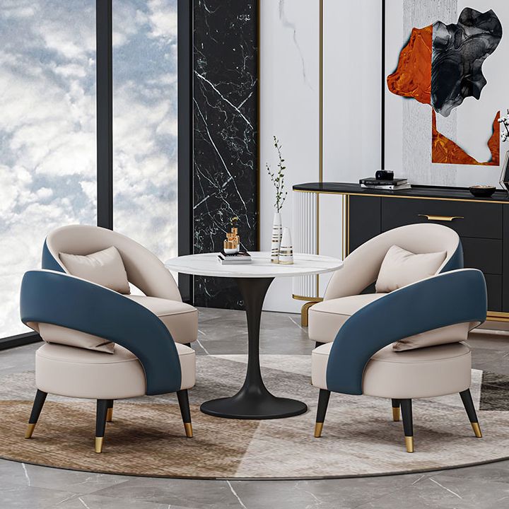 Stone Dining Site Table Contemporary Round Dining Table for Kitchen Home