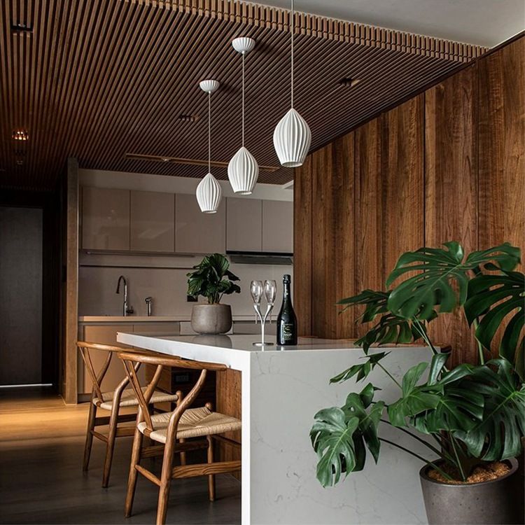 Style moderne Unique nuance suspendue en verre léger 1 pendentif léger pour escalier