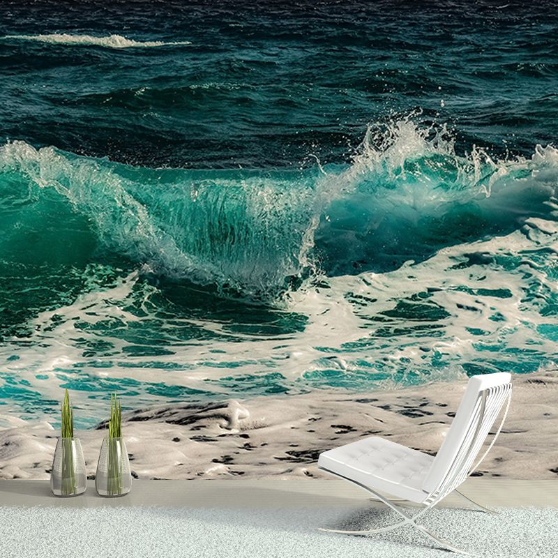 Sea Wave Wall Mural Wallpaper Photography Living Room Wall Mural