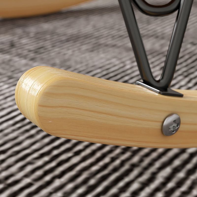 Style Single Home Rocker Chair Simple Leisure Chair for Bedroom