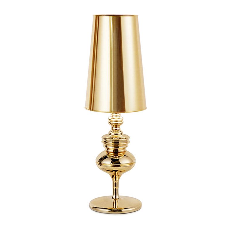 Postmodern Metal Table Lamp 1-Light Desk Light with Metal for Bedroom