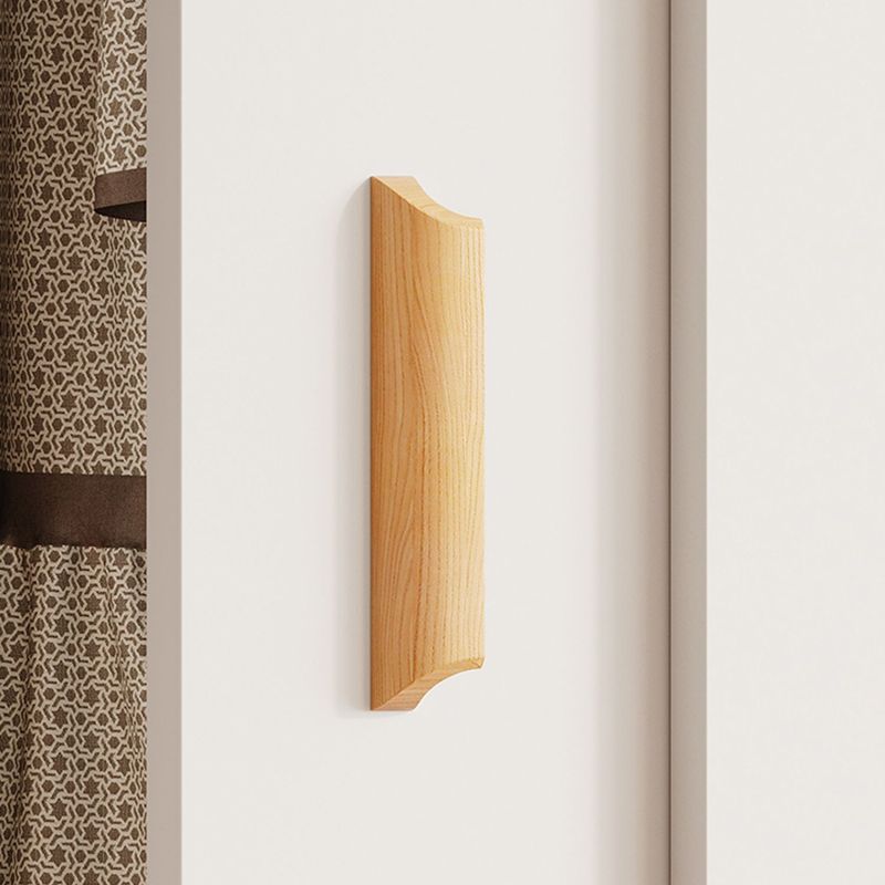 Contemporary Freestanding Wardrobe Armoire Wood Sliding Doors Wardrobe