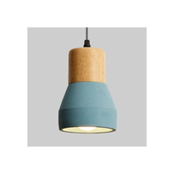 Pendentif en forme de torche de ciment Light Light Nordic Style Pendant Light pour la station de thé