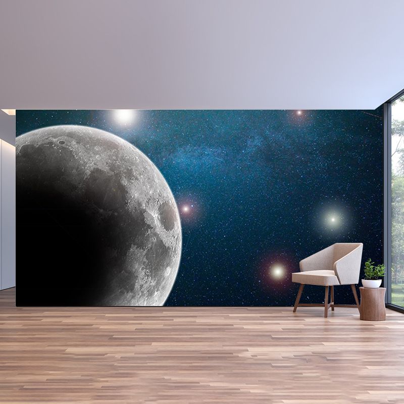 Outer Space Photo Wall Mural Stain Resistant Gust Room Wall Decor, Custom Print