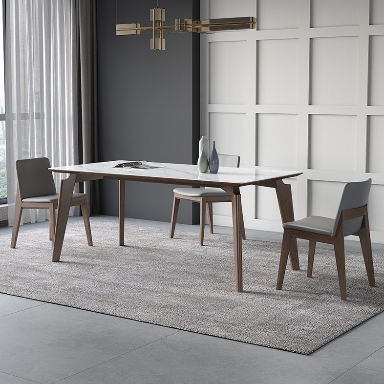 Modern Style Solid Wood Dining Set 1/2/4/5/7 Pieces Dining Set for Dining Areas