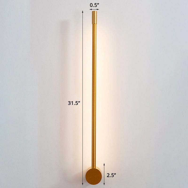 Escaleras de barra delgada lámpara de apliques de aluminio accesorio de iluminación montado en la pared LED minimalista