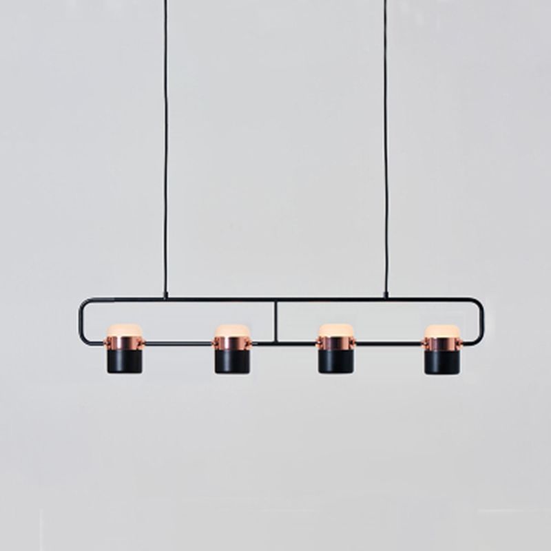 Modern Style Cylinder Pendant Lights Metal Hanging Pendant Lights