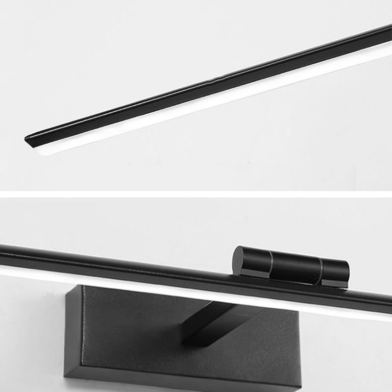 Modern Minimalist LED Wall Light Aluminium Linear Wall Lamp with Silicone Shade