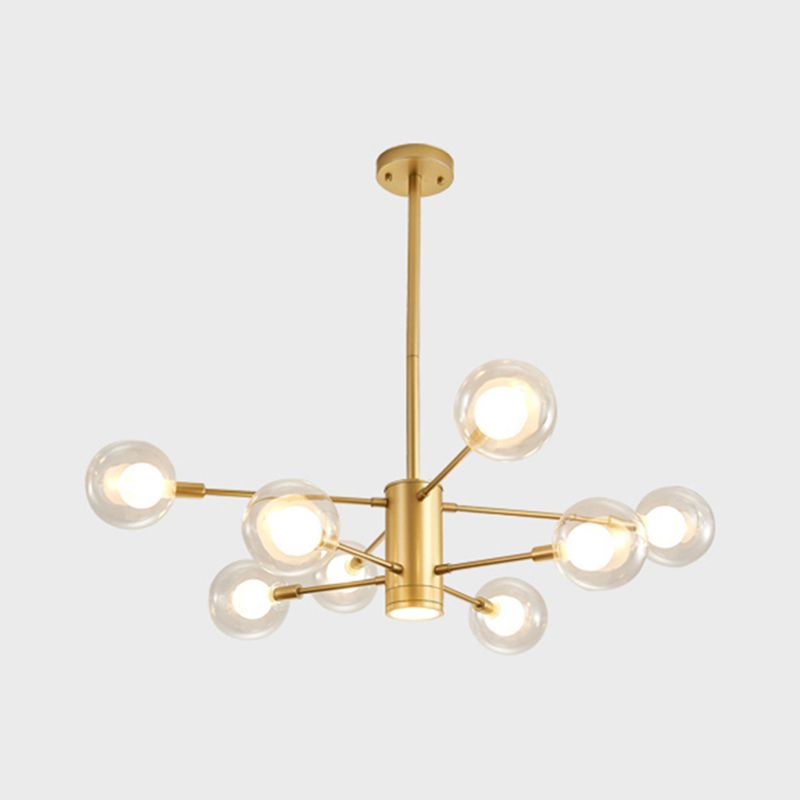 Gold Branch Chandelier Contemporary Chandeliers Glass Multi Lights Chandelier Lamp