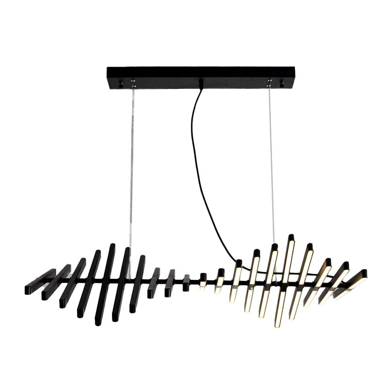 Modern LED Island Light Multi Lights Island Hanging Light with Acrylic Shade
