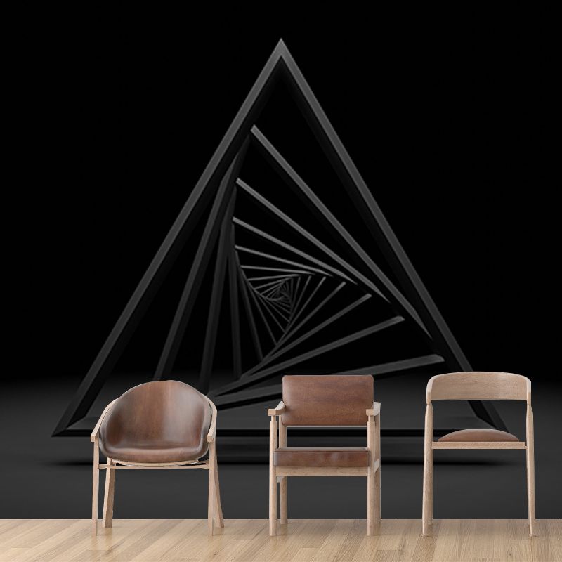 Modern Photography Mural Wallpaper Solid Geometry Indoor Wall Mural