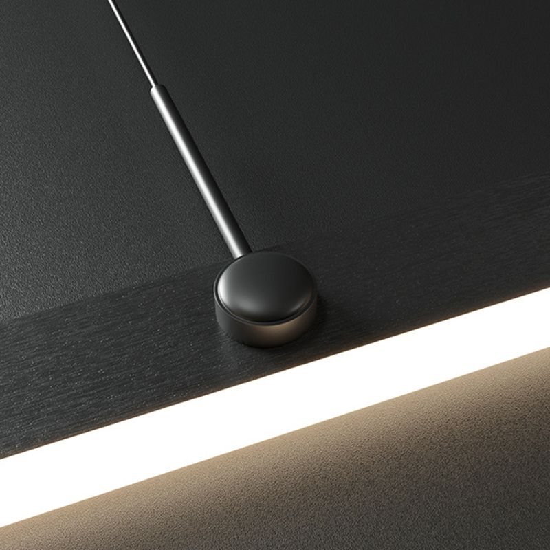 Moderno minimalismo a ciondolo a pendente a pendente chandelier kit di luce sospesa in metallo per soggiorno