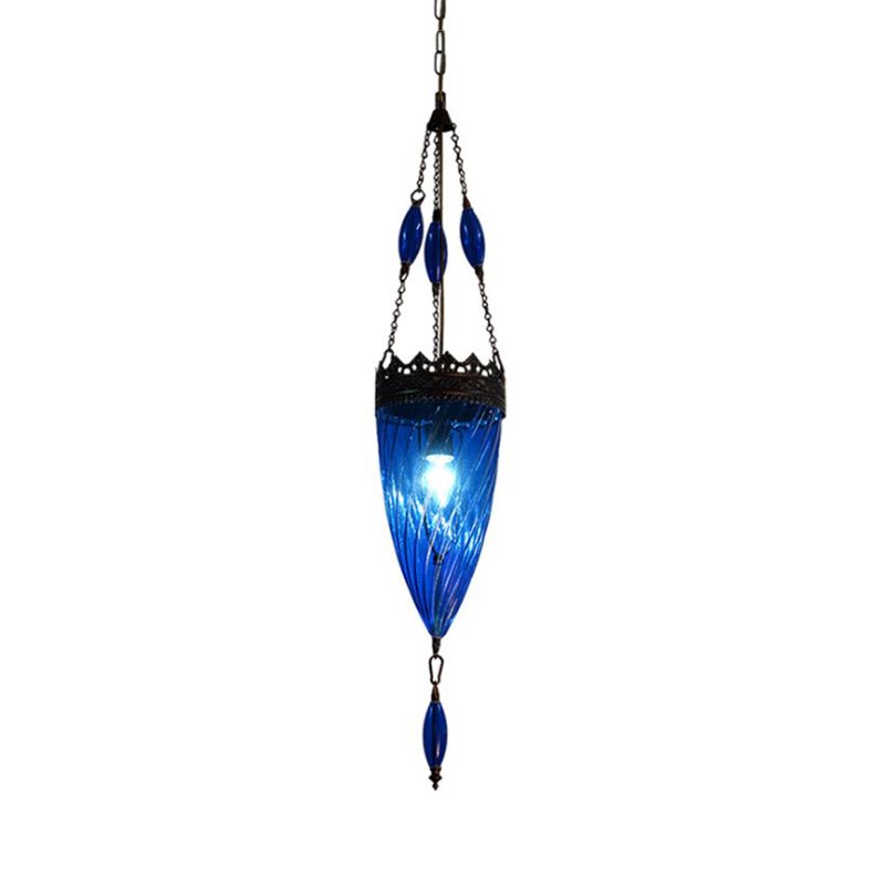 Lampe à suspension conique au milieu du siècle