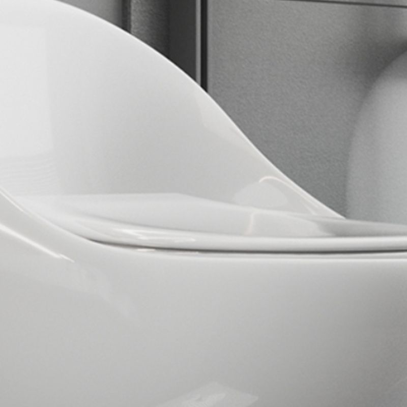 Modern Flush Toilet All-In-One Floor Mounted Porcelain Siphon Jet Toilet Bow