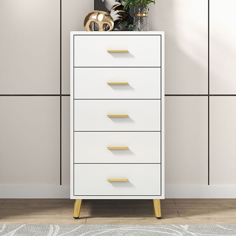 Contemporary 21.6"/35.4"Tall Accent Chest Rectangle Wood Chest with Drawers