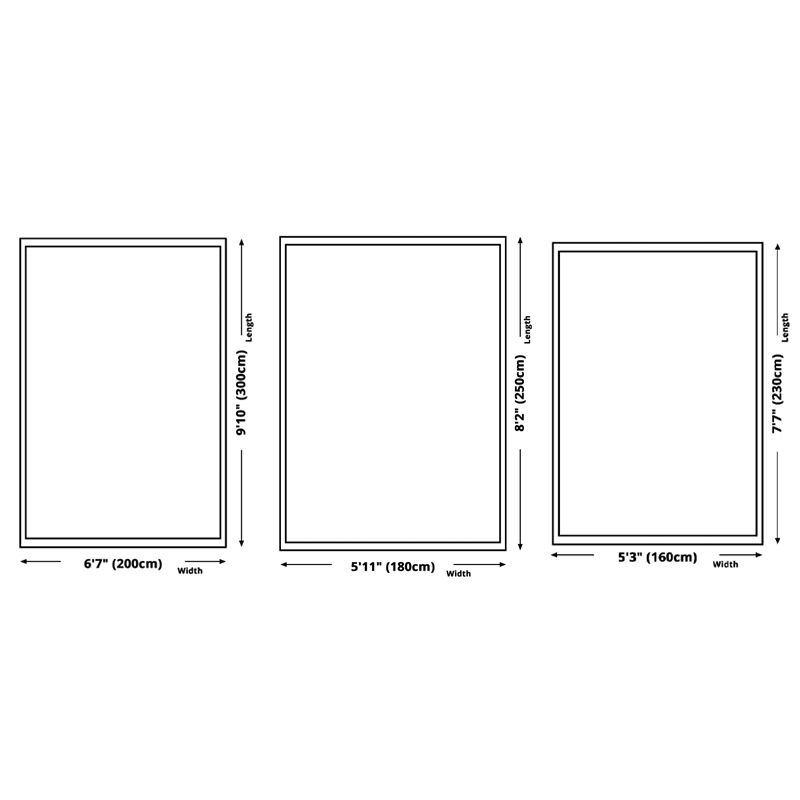 White Tone Home Decoration Carpet Modern Abstract Color Block Area Rug Polyester with Easy Care Rug