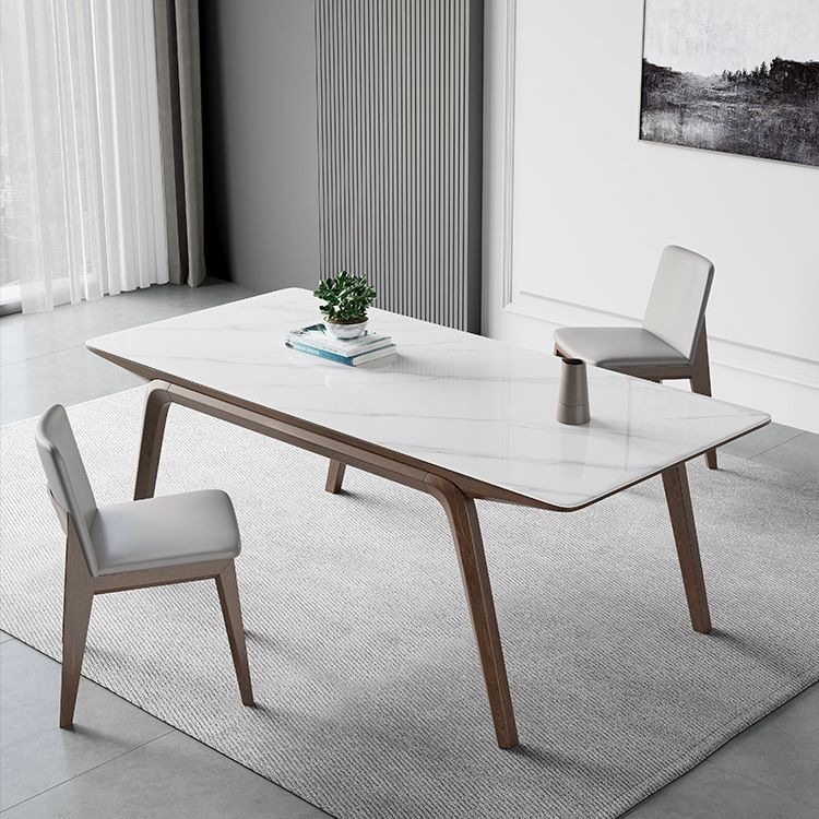 Designer Style Sintered Stone Top Dining Set Rectangle 1/3/4/5/7 Pieces Dining Table Set