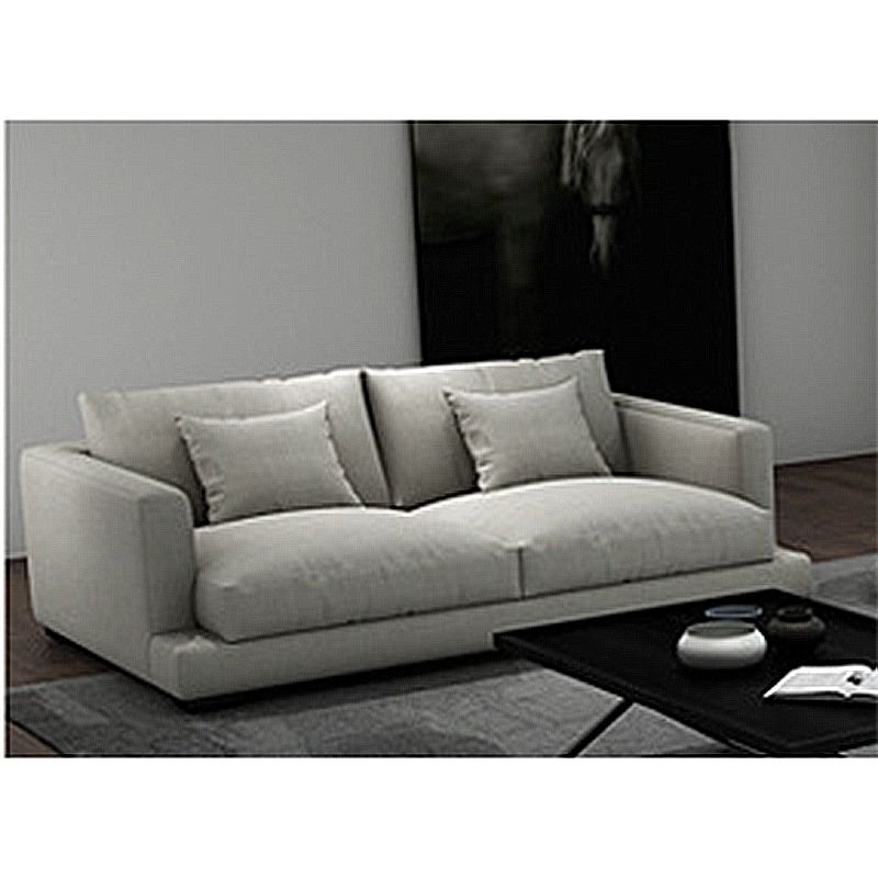 23.6"High Square Arm  Sectional Contemporary Sofa and Chaise for Living Room