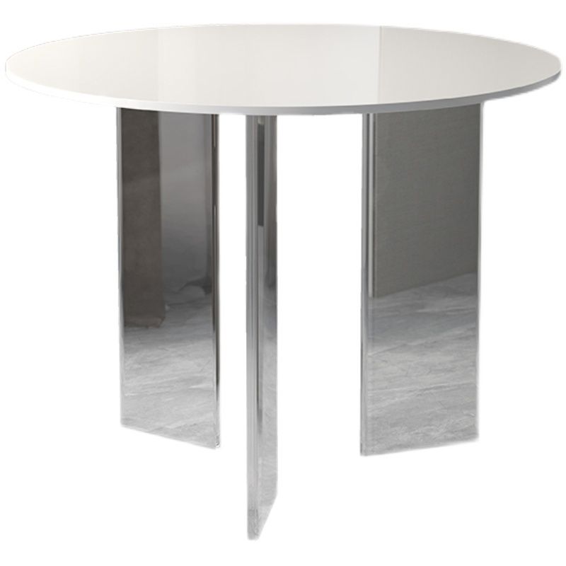 Modern 1/3 Pieces Dining Set Round Stone Dining Table for Dining Room