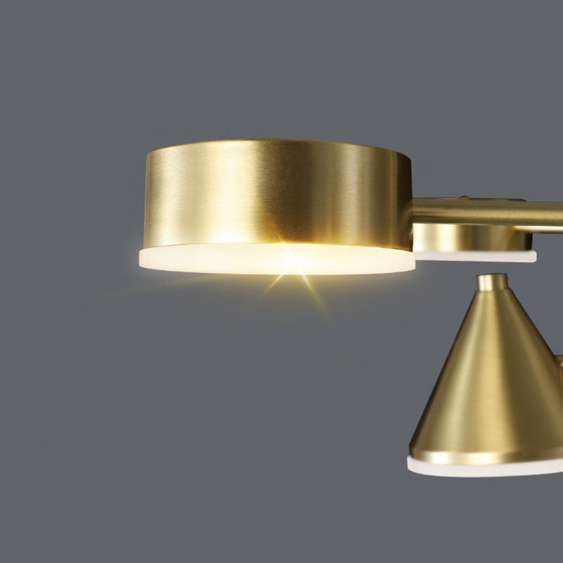 Brass Chandelier Lighting Postmodern Pendant Lamp for Living Room Dinning Room