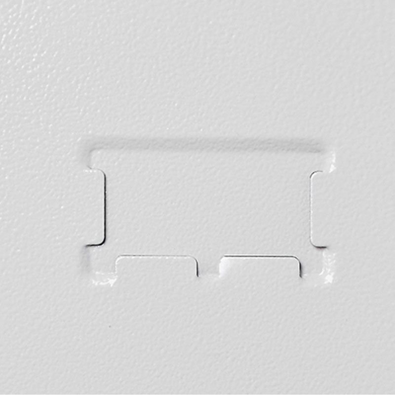 Contemporary Wardrobe Armoire Metal Non-Hanging Armoire with Lock