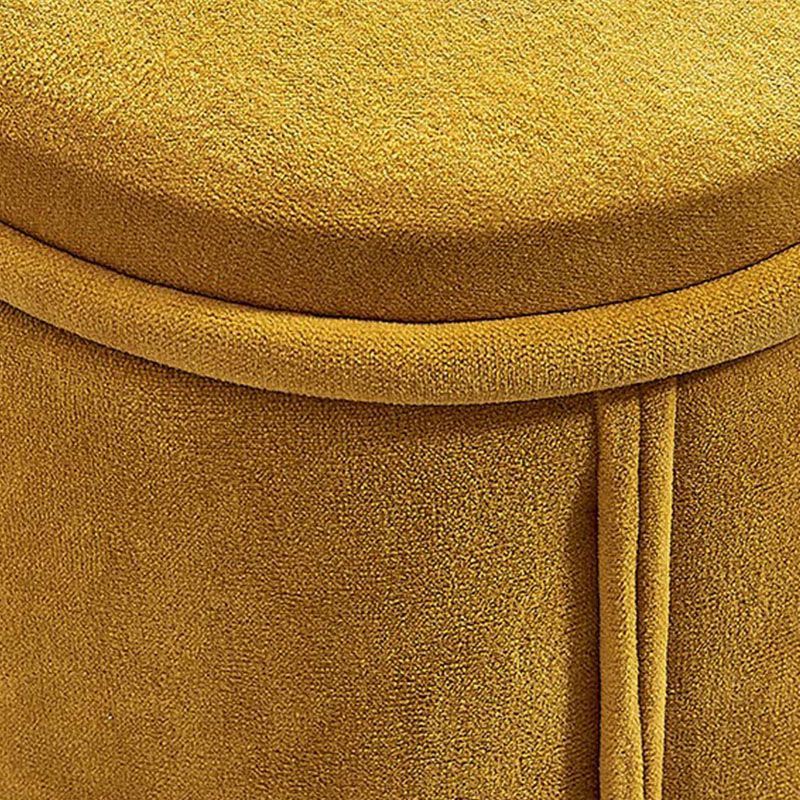 Solid Color Fabric Standard Stool Modern Simple Plum Blossom Upholstered Footstool