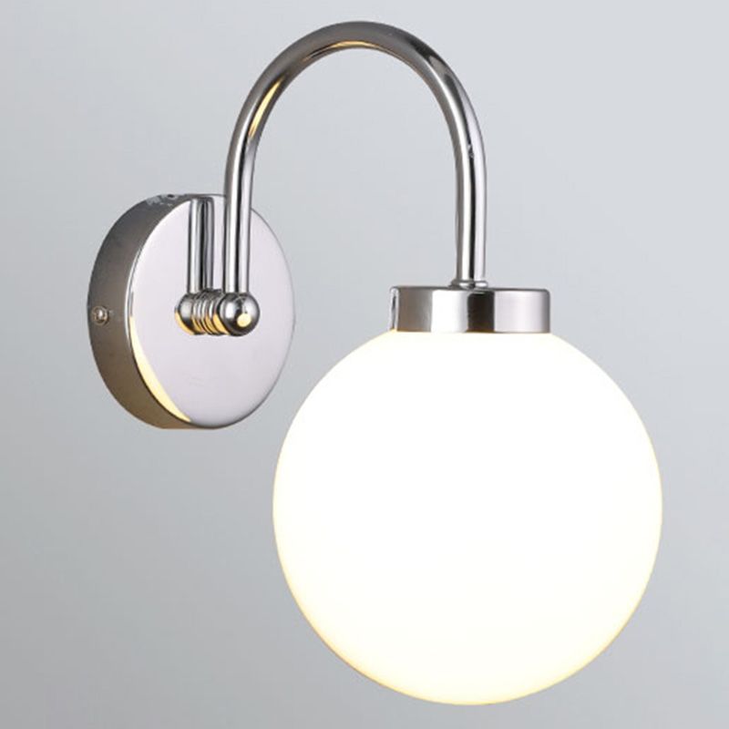 Global Sconce Light Fixture Contemporary Style Glass Bedroom Wall Sconce Lighting