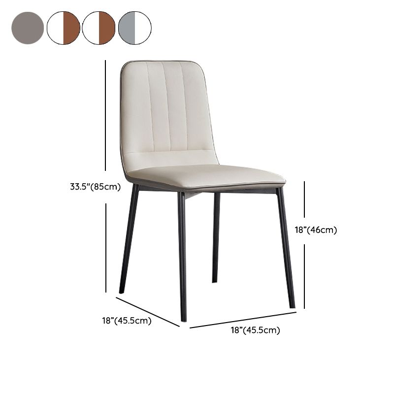 White Stone Dinette Set with Black Legs 1/2/5/7 Pieces Modern Dining Table Set