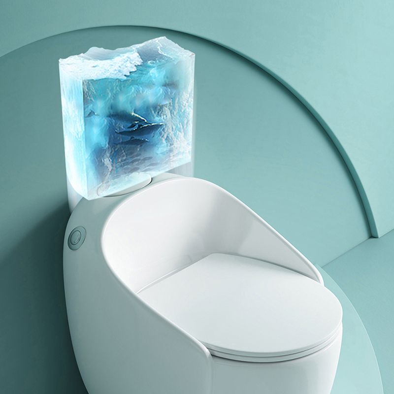 Contemporary Floor Mount Toilet Seat Included Urine Toilet for Bathroom
