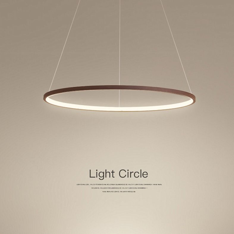 Ring Shape Pendant Light Fixture LED Suspension Lighting Fixture for Dinning Room