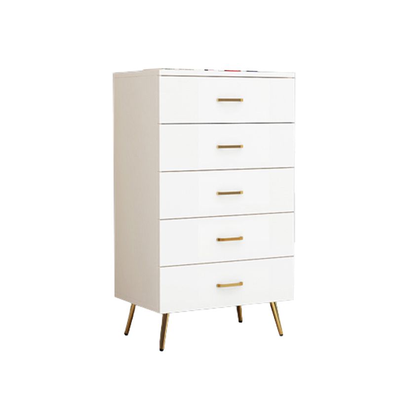 15.75" Wide Wood Accent Chest with Soft Close Drawers Scratch Resistant Chest
