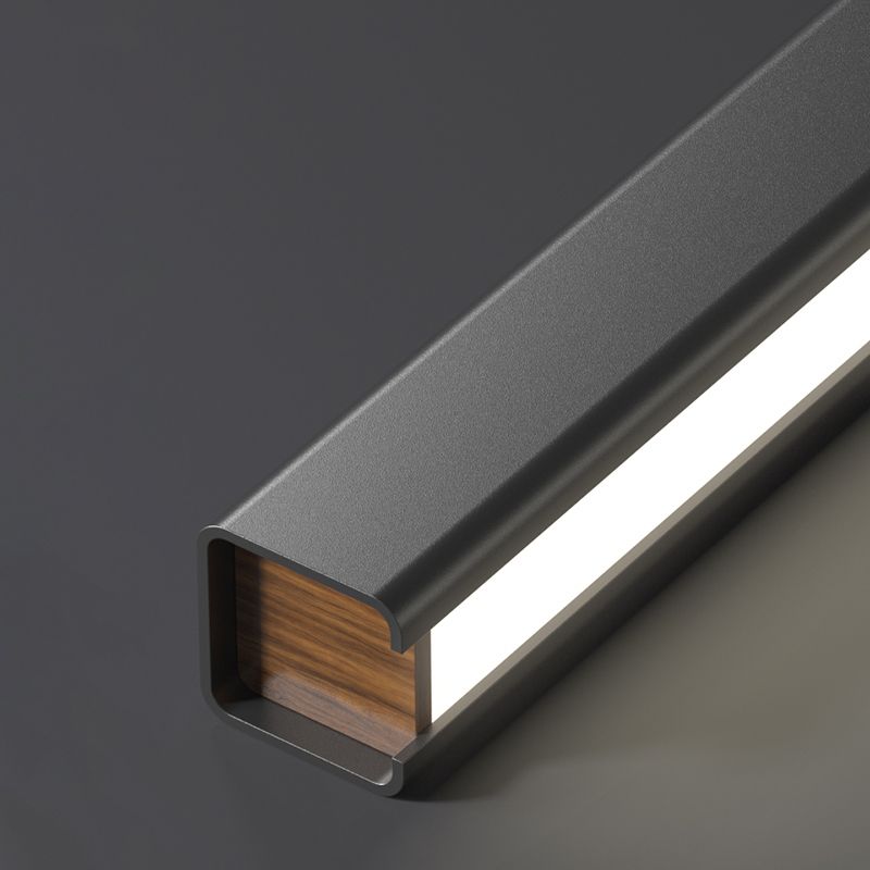 Luz Led Island Lighture Nordic Modern Style Comedor Rectángulo Luz de colgante