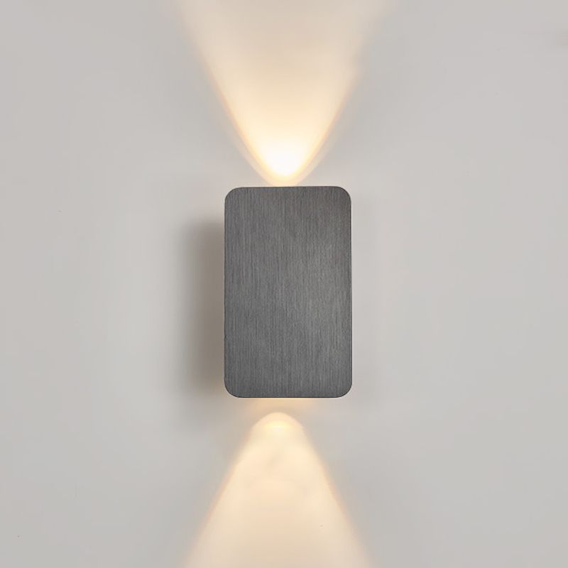 Rectangular Wall Sconce Light Postmodern Aluminum Aisle LED Wall Lighting