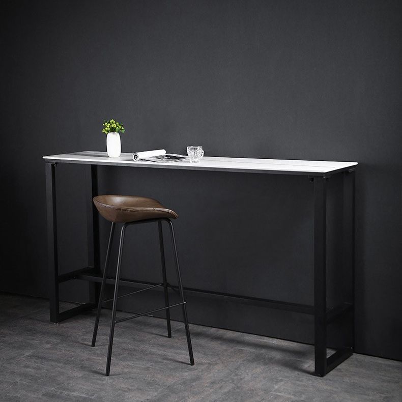 Living Room Counter Set 1/2/3 Pieces Rectangle White Counter Height Set