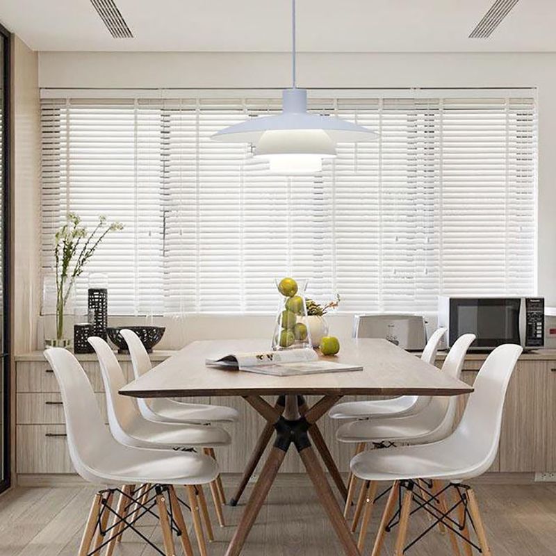 Moderne Einfachheit Metall Hanging Light Layers Design Bauernhaus Anhänger Licht für Esszimmer