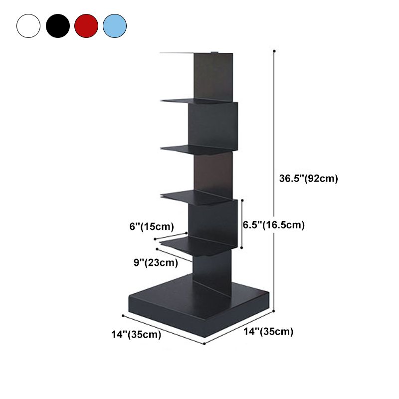 13.78"W Bookshelf Contemporary Style Invisible Bookcase for Office Study Room